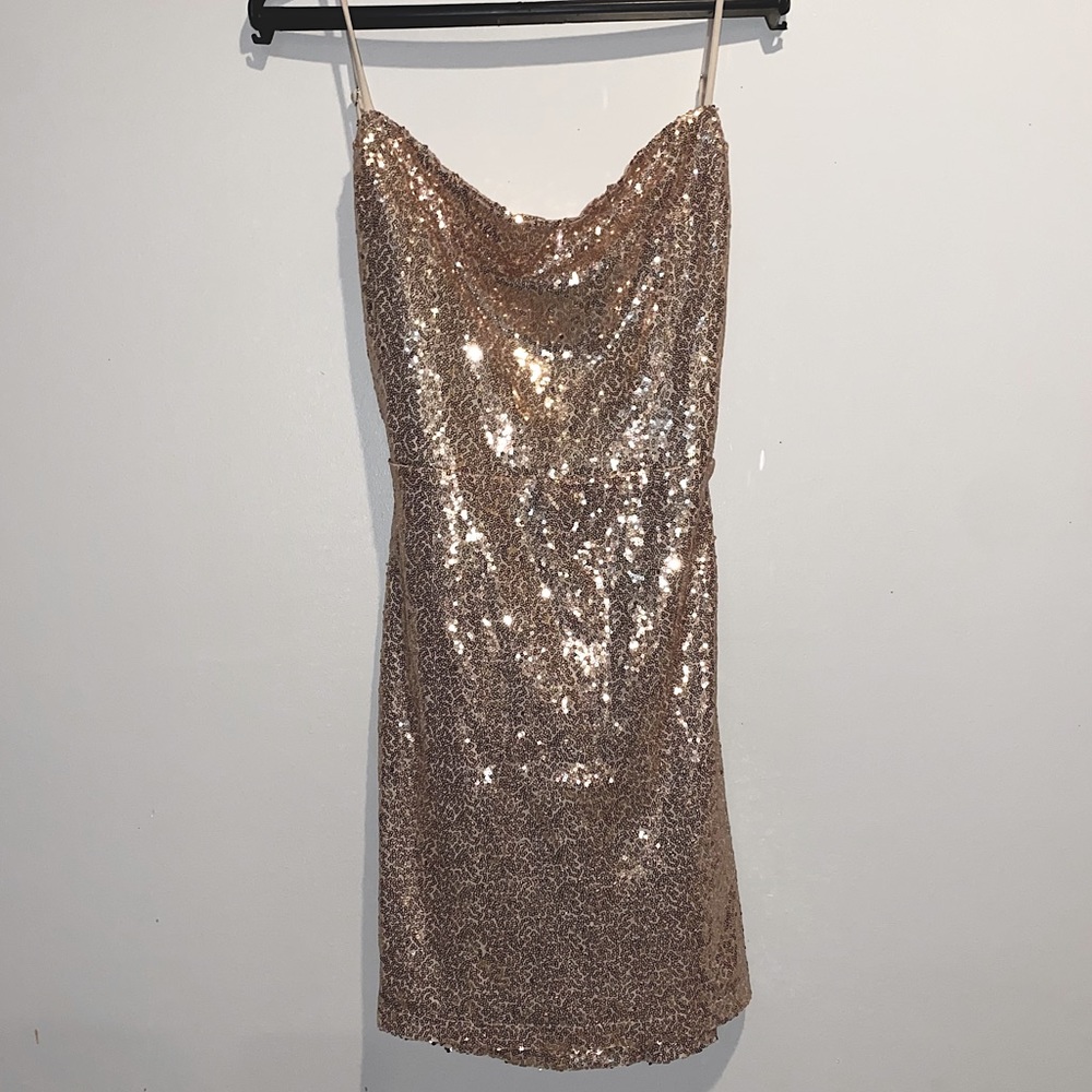 Ardene gold sequins dress